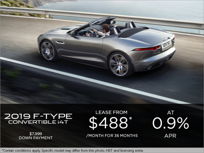 The 2019 Jaguar F-TYPE Convertible i4T