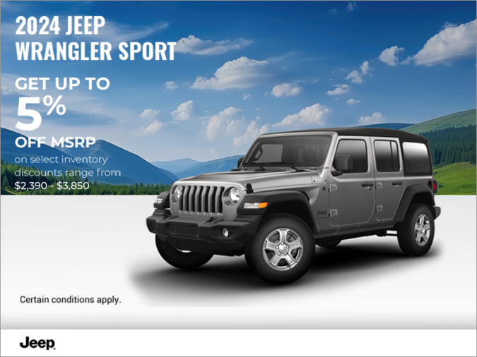 Get the 2024 Jeep Wrangler!