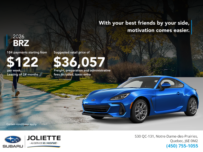 Get the 2026 BRZ today!