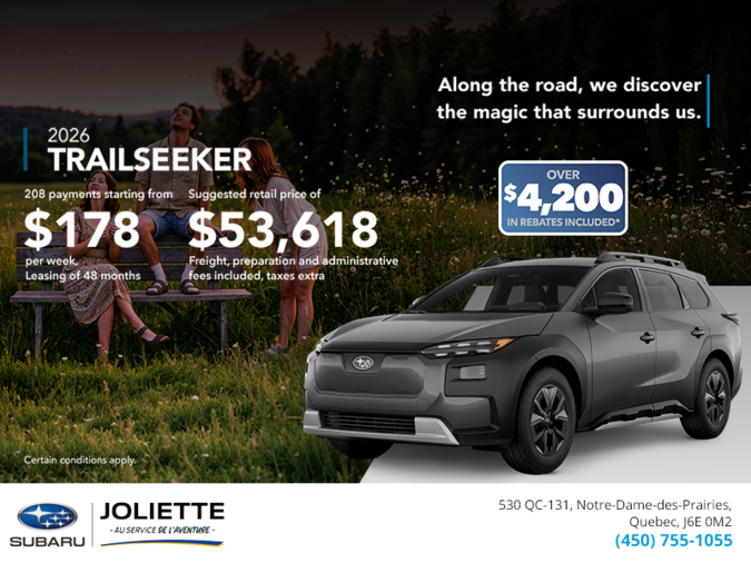 Get the 2026 Trailseeker today!