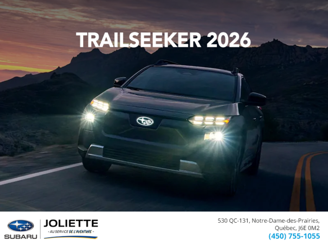Procurez-vous le Trailseeker 2026!