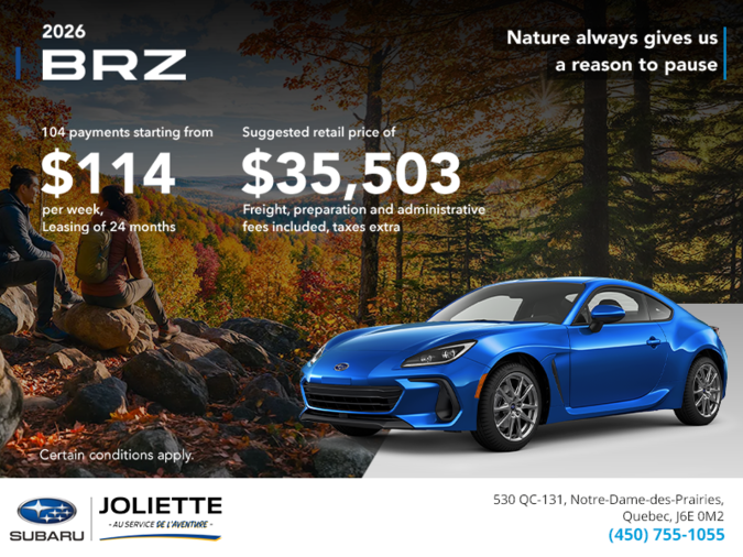 2026 Subaru BRZ