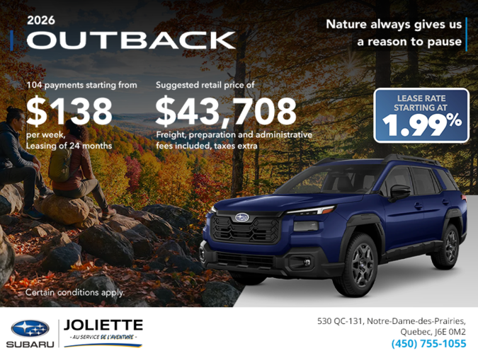 2026 Subaru Outback