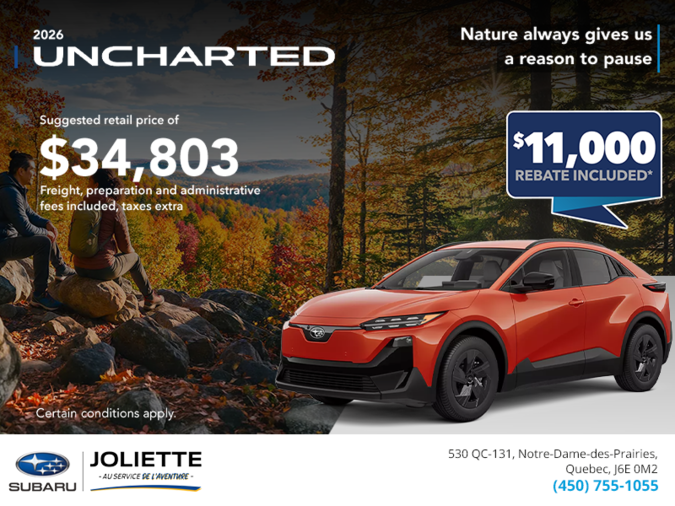 2026 Subaru Uncharted