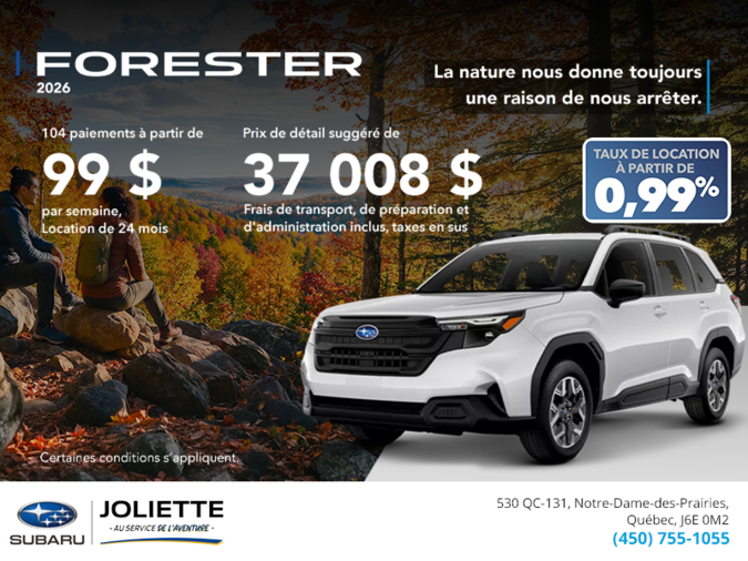 Subaru Forester 2026