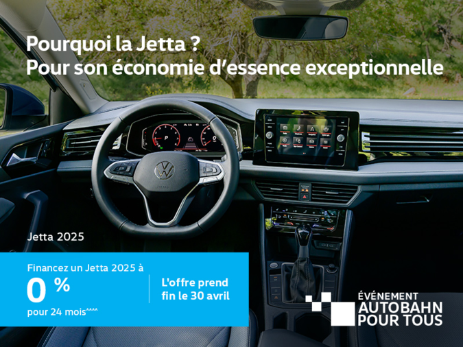 Procurez-vous la Volkswagen Jetta 2025