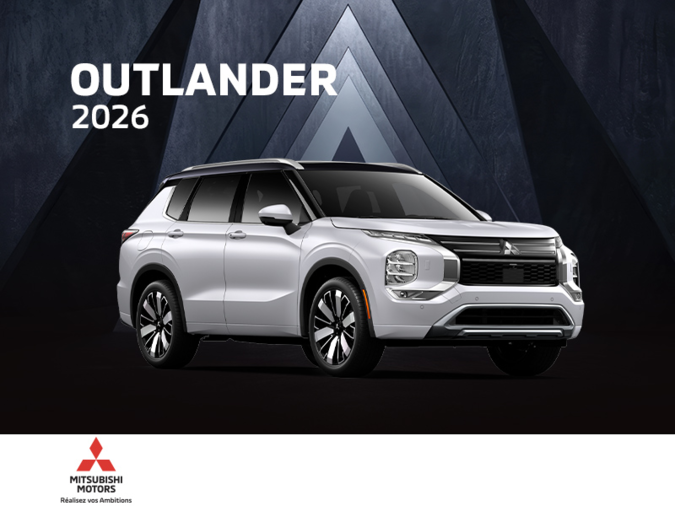 Procurez-vous le Mitsubishi Outlander 2026