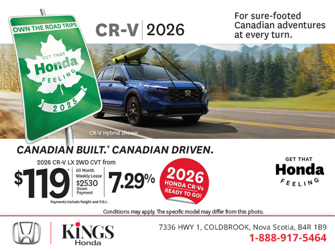 Get the 2026 Honda CR-V!