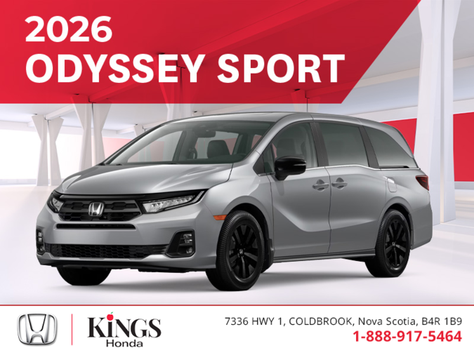 Get the 2026 Honda Odyssey!