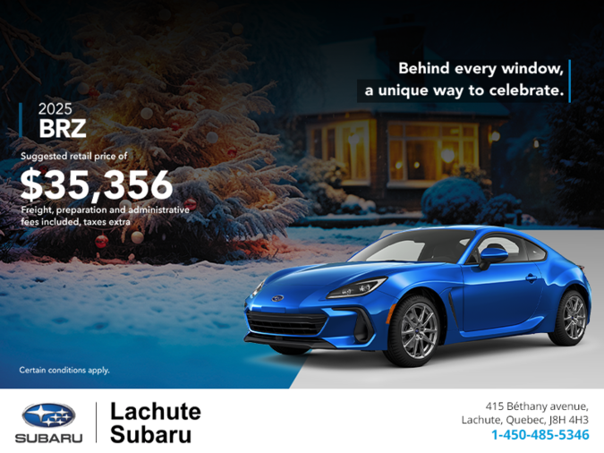 Get the 2025 BRZ today!