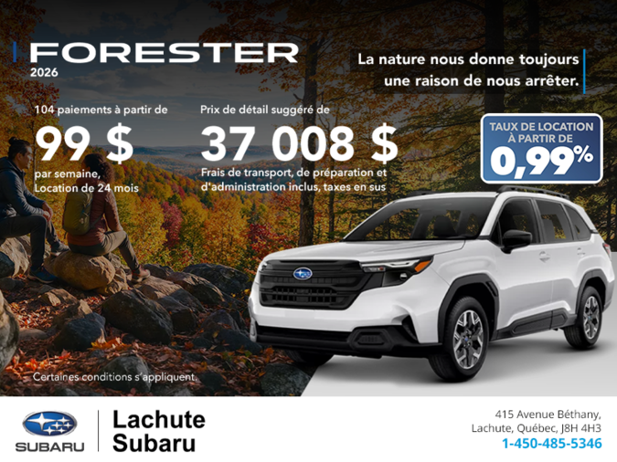 Subaru Forester 2026
