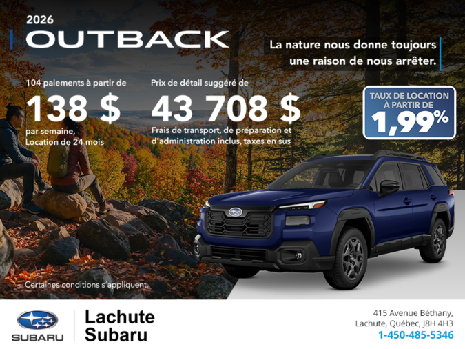 Subaru Outback 2026