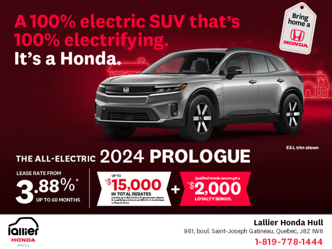 Get the 2024 Honda Prologue!