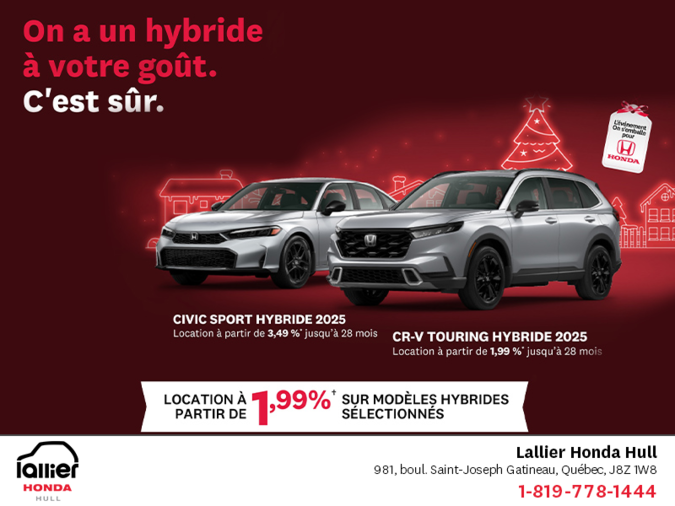 L'événement mensuel Honda !