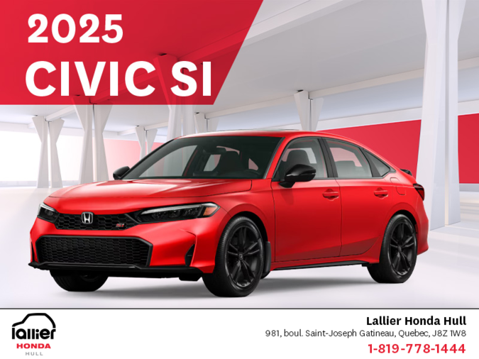 Get the 2025 Honda Civic Si!
