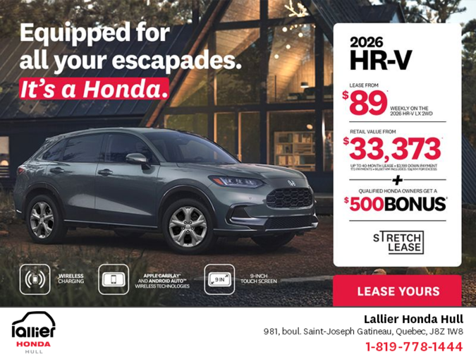 Get the 2026 Honda HR-V!