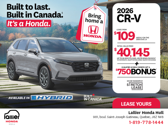 Get the 2026 Honda CR-V!