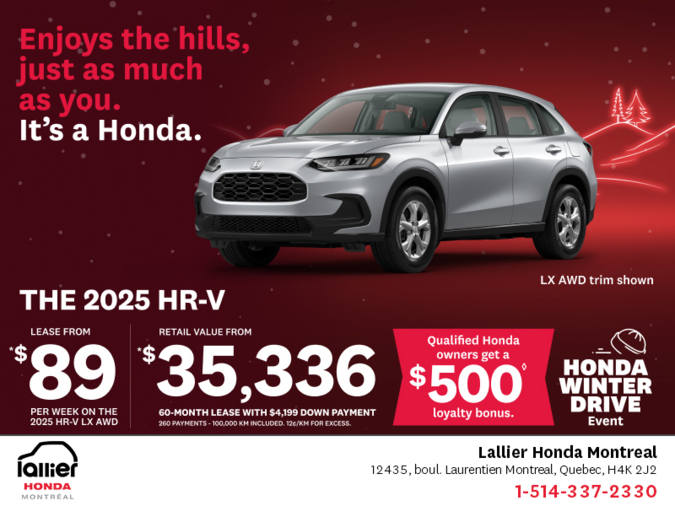 Get the 2025 Honda HR-V!