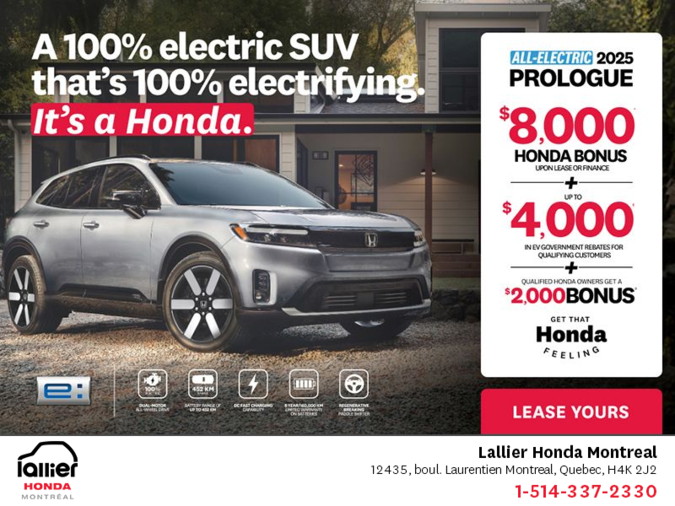 Get the 2025 Honda Prologue!