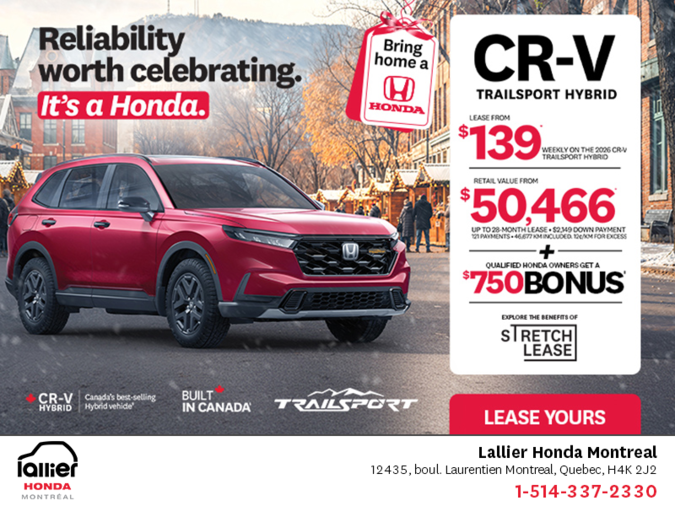 Get the 2026 Honda CR-V Hybrid!
