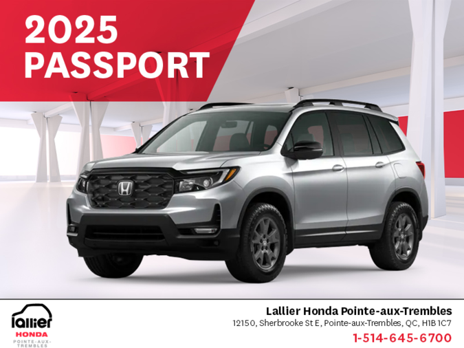 Get the 2025 Honda Passport!