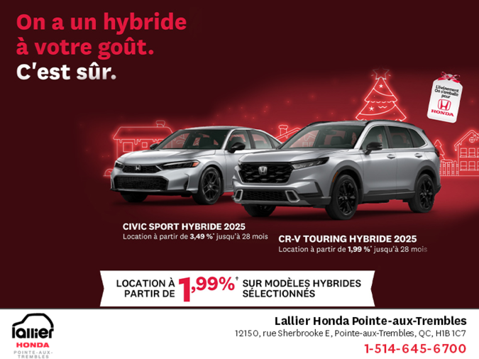 L'événement mensuel Honda !