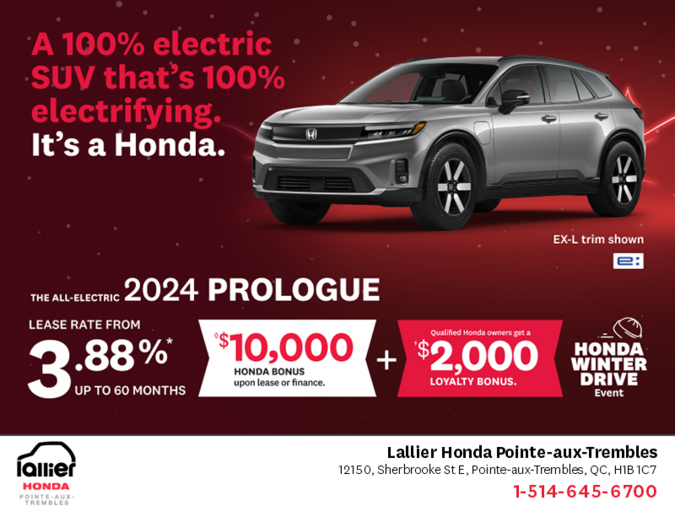 Get the 2024 Honda Prologue!