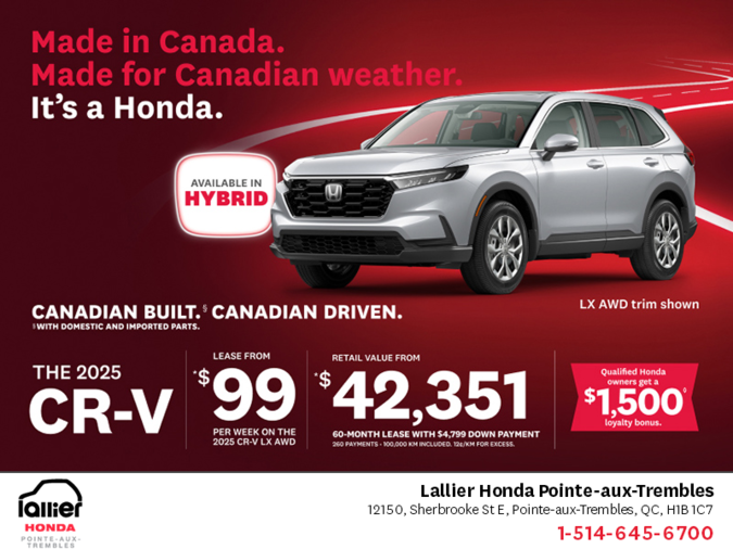 Get the 2025 Honda CR-V!