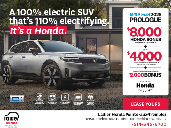 Get the 2025 Honda Prologue!