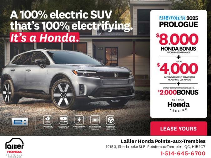 Get the 2025 Honda Prologue!