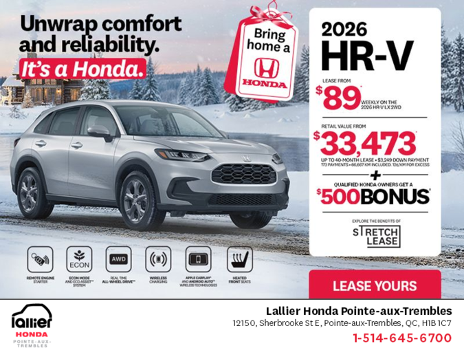 Get the 2026 Honda HR-V!