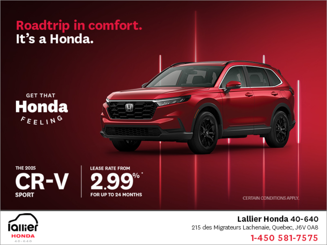 Get the 2025 Honda CR-V!