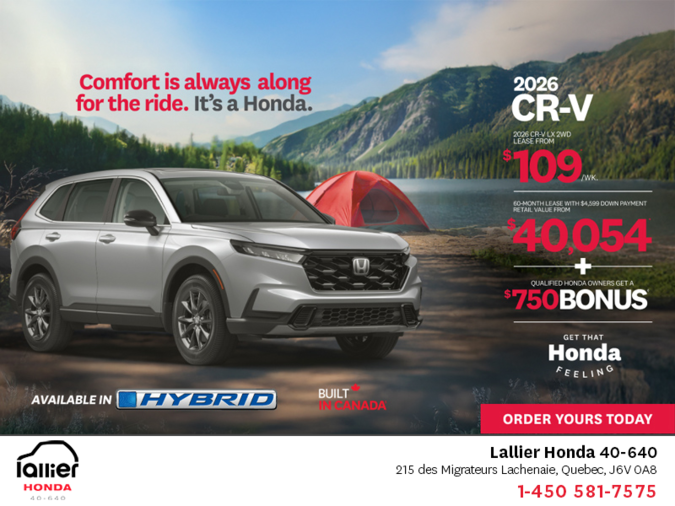 Get the 2026 Honda CR-V!