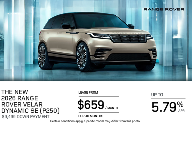 The 2026 Range Rover Velar