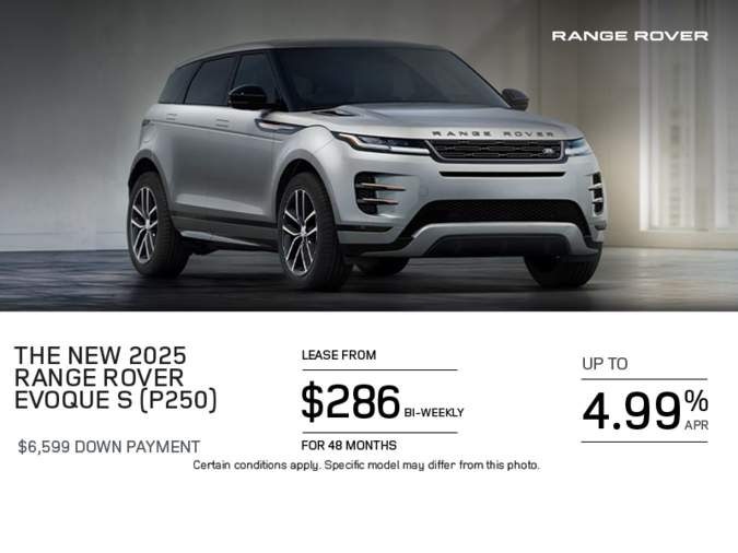 The 2025 Range Rover Evoque