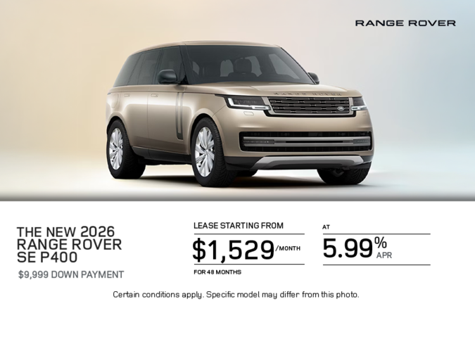 The 2026 Range Rover SE