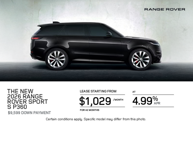 The 2026 Range Rover Sport S