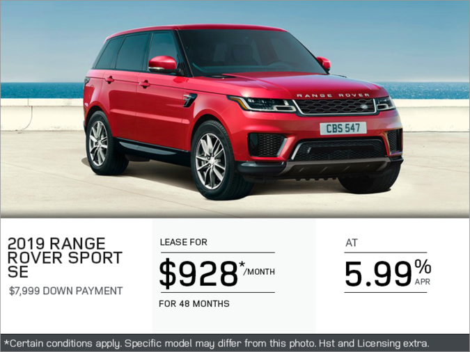 The 2019 Range Rover Sport SE V6