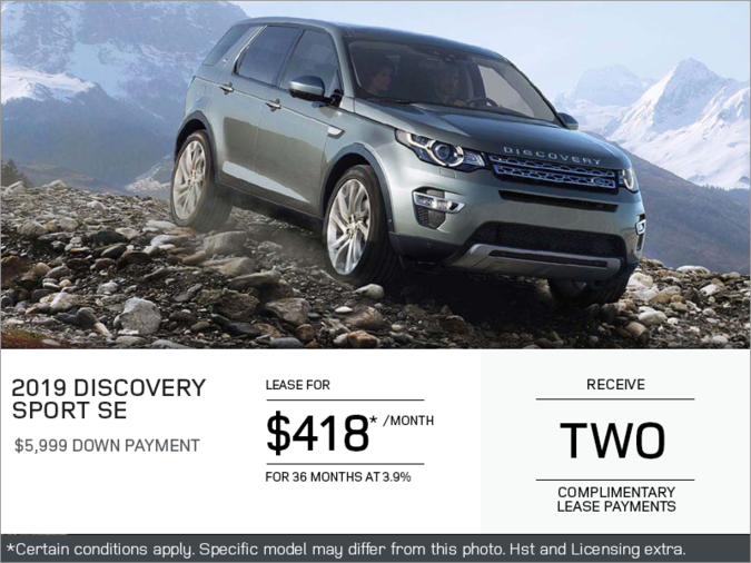 The 2019 Land Rover Discovery Sport SE