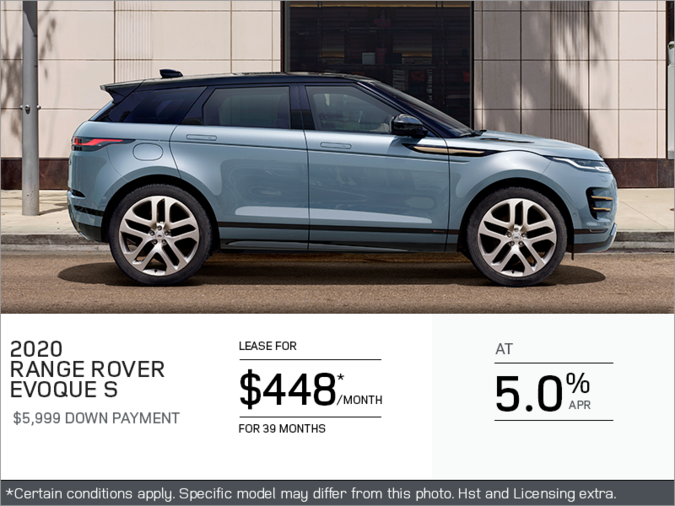The 2020 Range Rover Evoque S