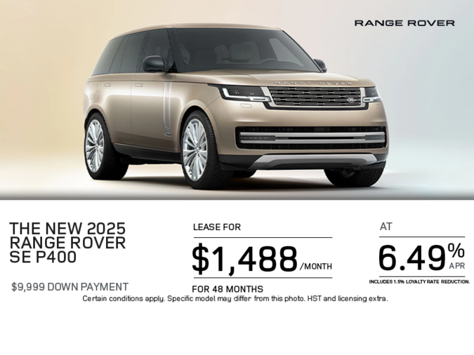 The 2025 Range Rover