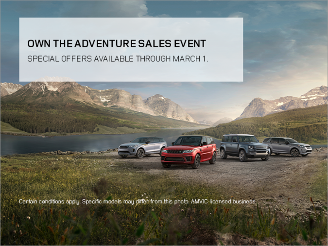 Own the Adventure Sales Event Land Rover Royal Oak in Calgary