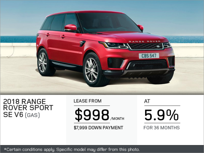 The 2018 Range Rover Sport