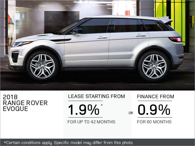 The 2018 Range Rover Evoque SE