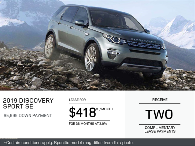 The 2019 Land Rover Discovery Sport SE