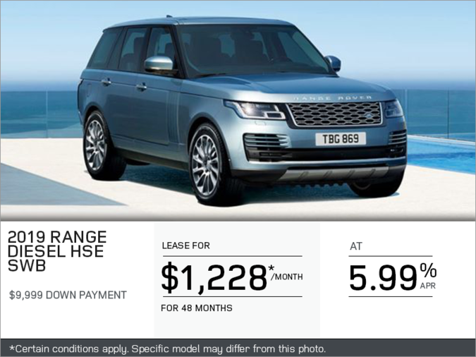 The 2019 Range Rover HSE Diesel