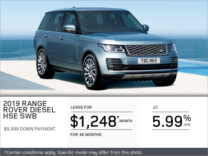 The 2019 Range Rover Diesel HSE SWB