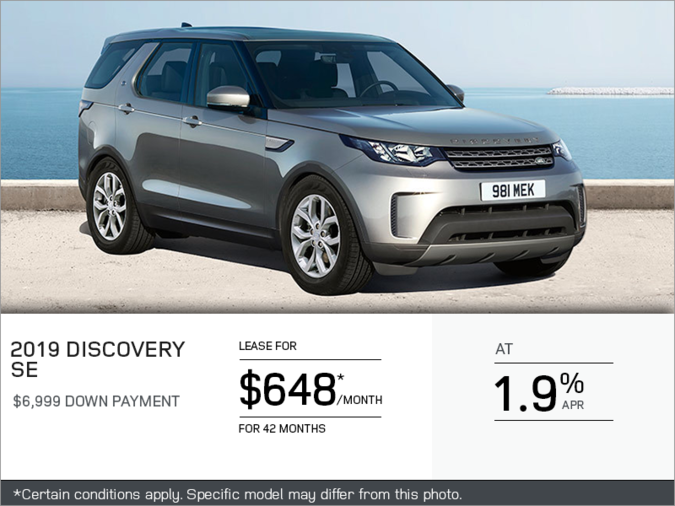 The 2019 Land Rover Discovery SE