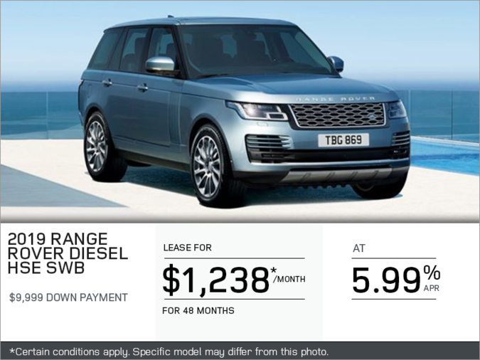 The 2019 Range Rover Diesel HSE SWB