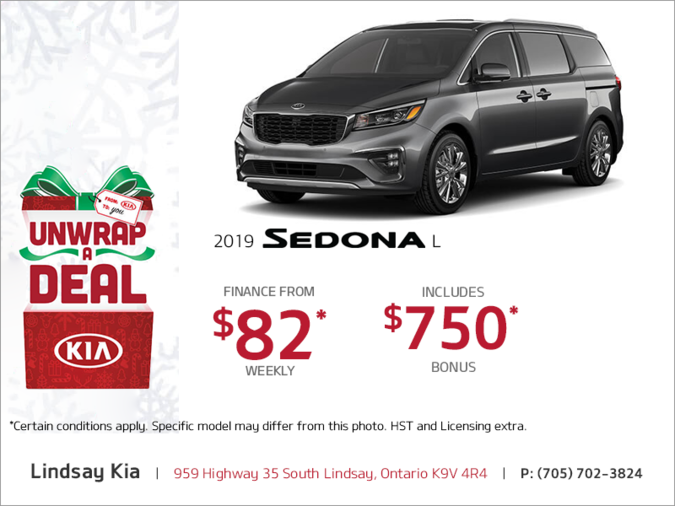 Get the 2019 Kia Sedona!
